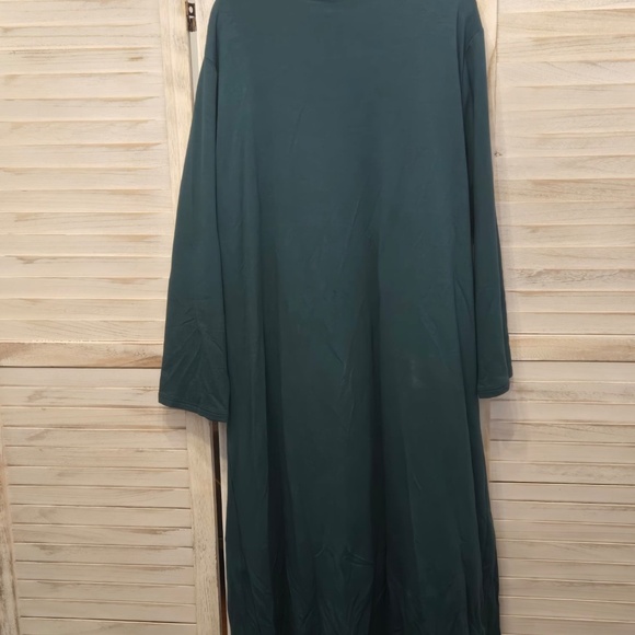 Smash + Tess Aubrey Green Ruched Long Sleeve Midi Dress Size 4x NWT - Picture 2 of 7